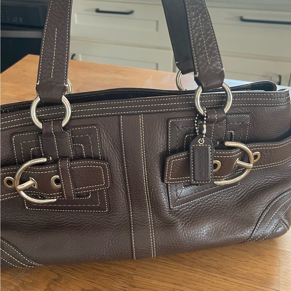 Vintage coach bowl bag